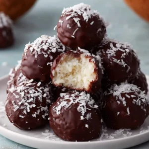 Coconut Chocolate Balls (No-Bake & Easy)