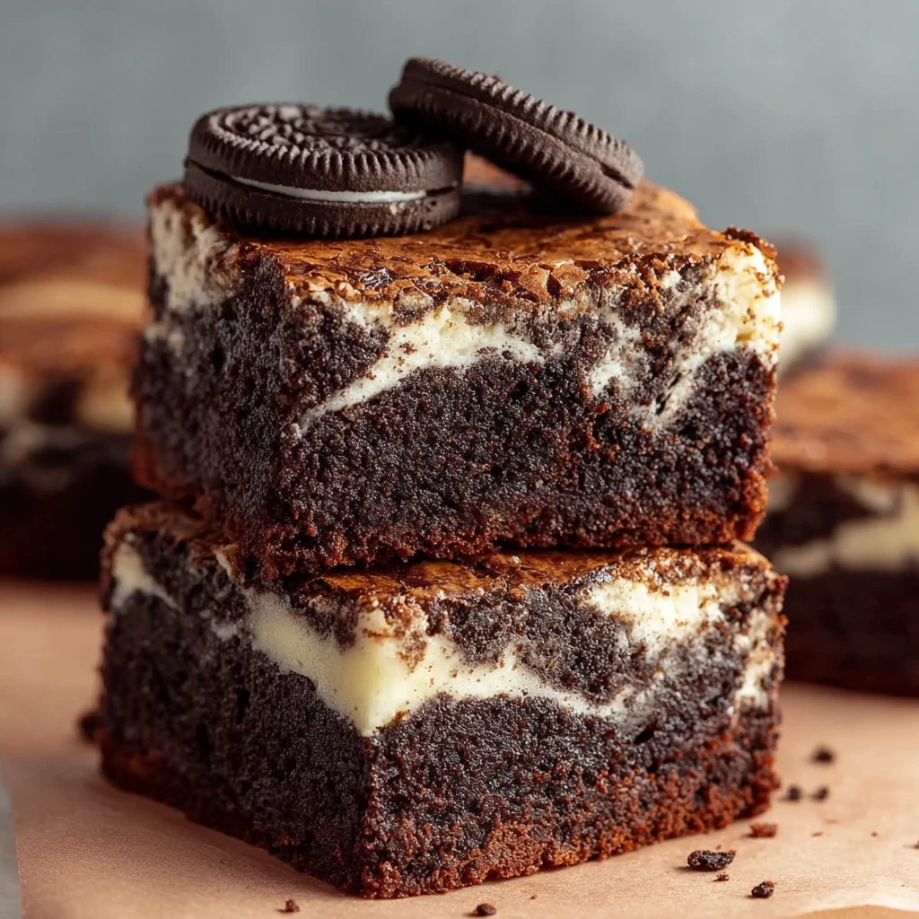Cookies Cream Brownies