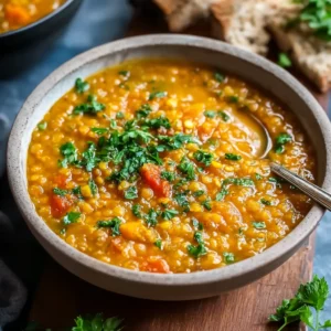 Cozy Anti-Inflammatory Lentil Soup for Heartfelt Comfort