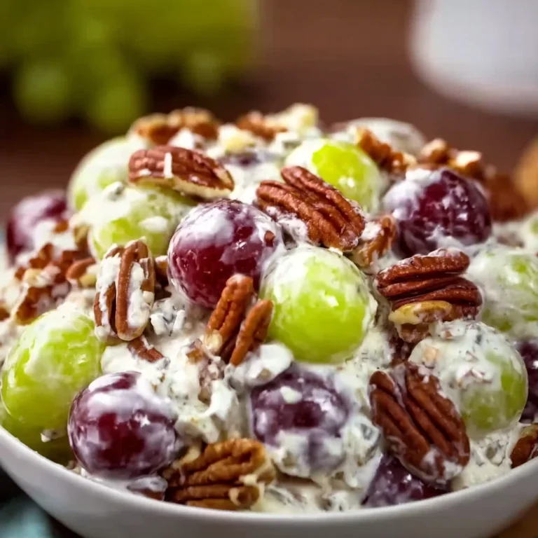 Creamy Southern Grape Salad Pecans