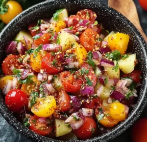 Delicious Turkish Potato Salad with Zesty Sumac Twist