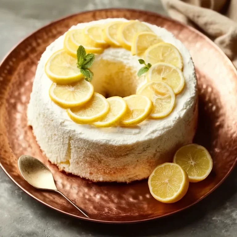 Easiest Angel Food Lemon Cake