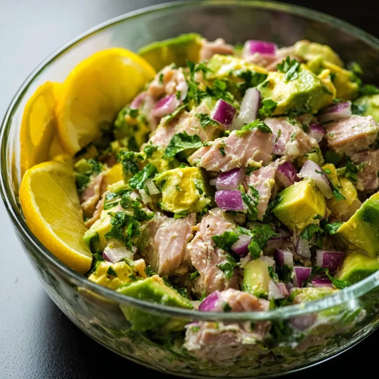Elevate Lunch This Creamy Avocado Tuna Salad Delight