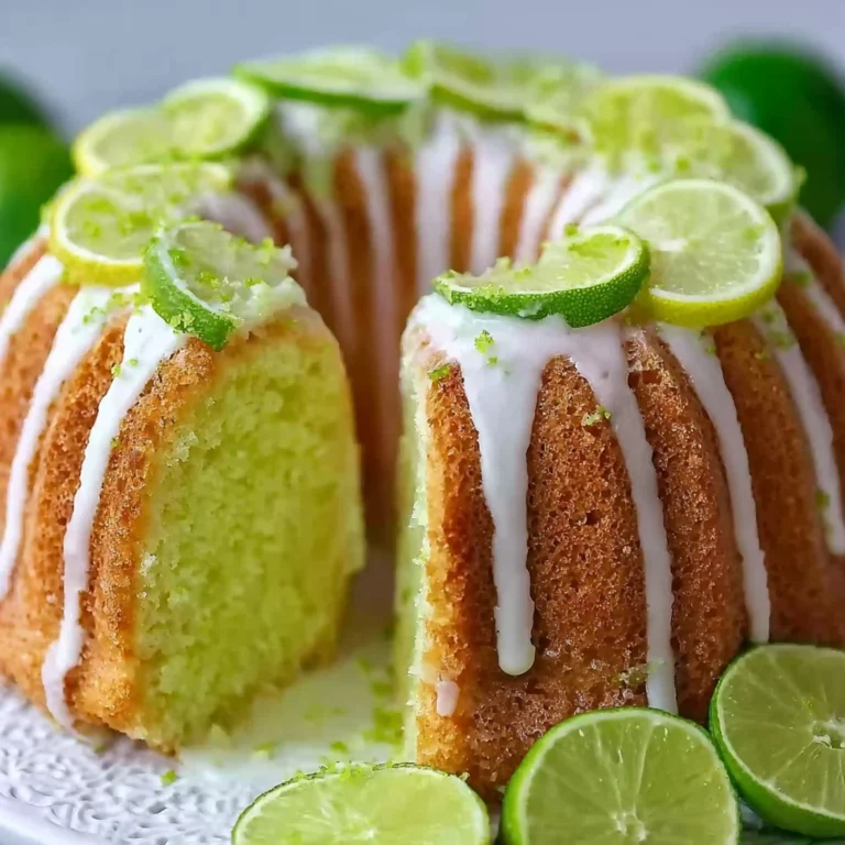 Moist Tangy Key Lime Pound Cake