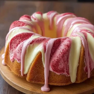 Strawberry Milkshake Pound Cake