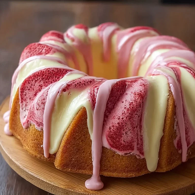 Strawberry Milkshake Pound Cake