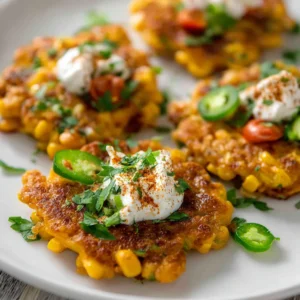 Sweet Corn Fritters