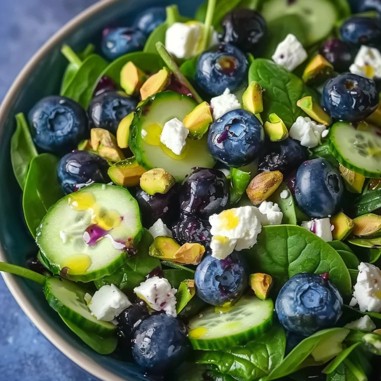Blueberry Pistachio Spring Salad
