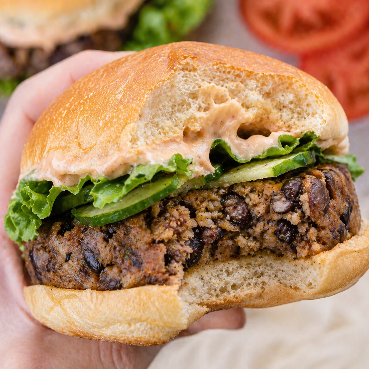 Black Bean Burgers Chipotle Mayonnaise