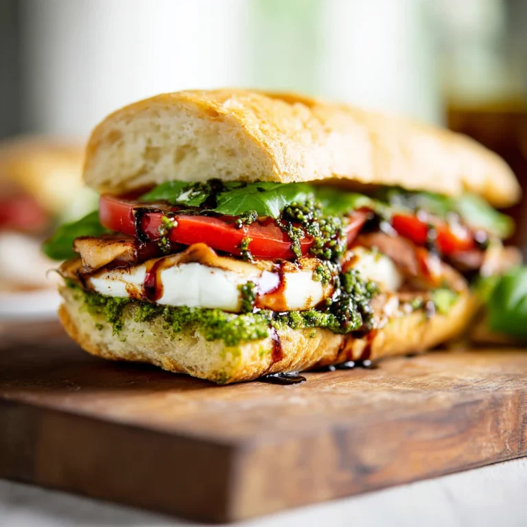Chicken Caprese Sandwich