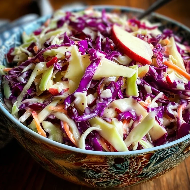 Cranberry Apple Coleslaw