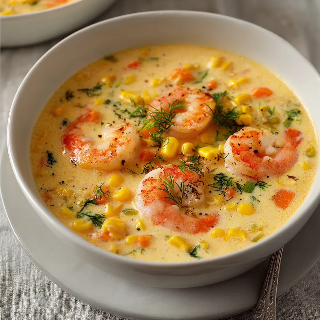 Delicious Shrimp Corn Soup Recipe Cozy Dinner Night