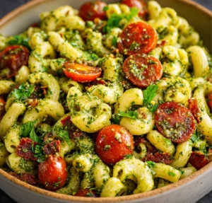 Easy Pesto Pasta Salad