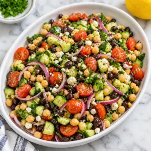 Mediterranean Bean Salad