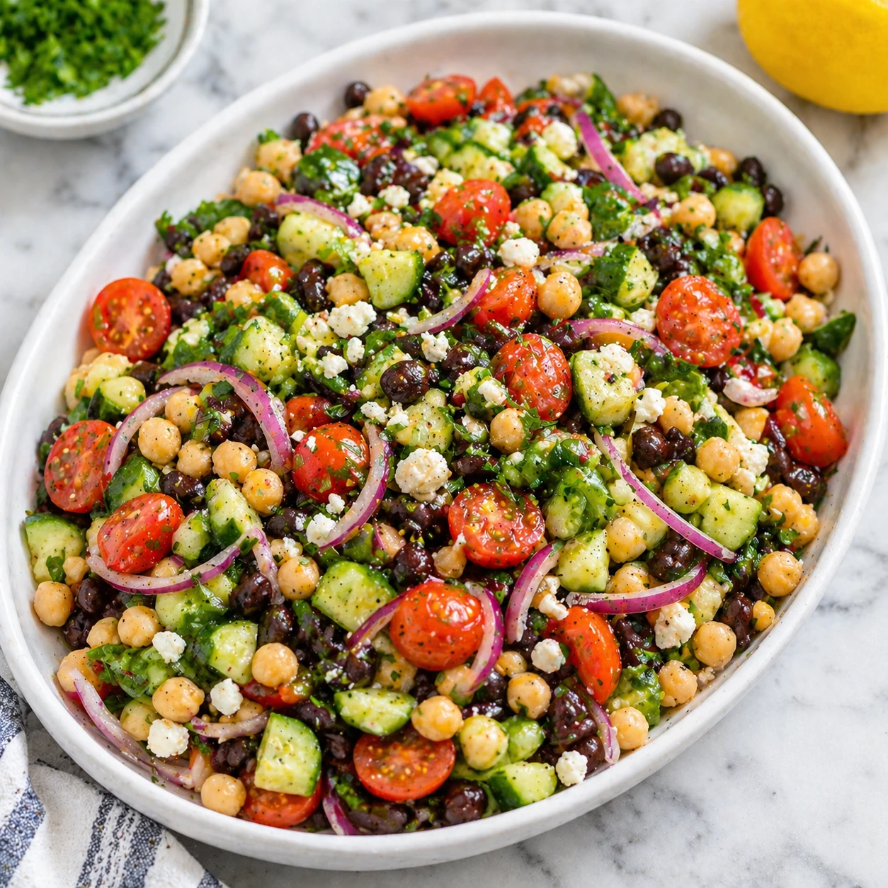 Mediterranean Bean Salad