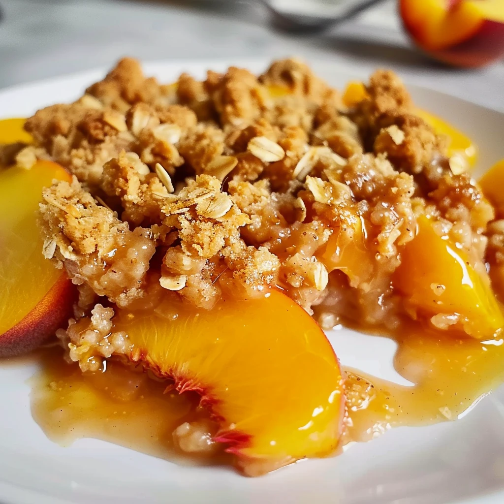 Peach Crisp Fresh Peaches