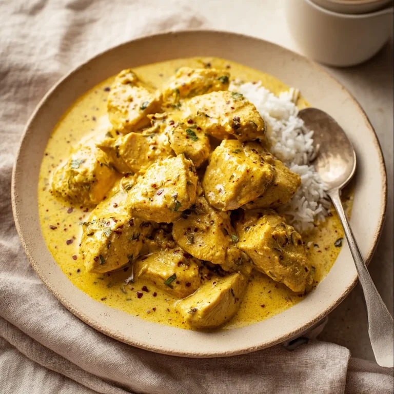 Slow Cooker Basil Chicken Creamy Coconut Curry Sauce