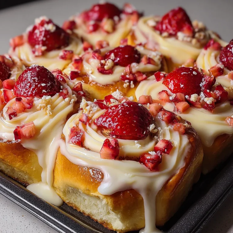 Strawberry Cheesecake Sweet Rolls