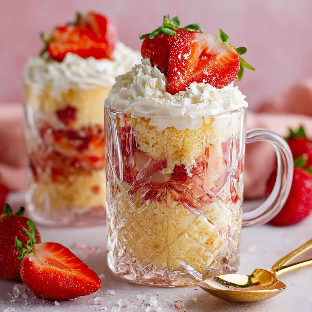 Strawberry Mug Cake
