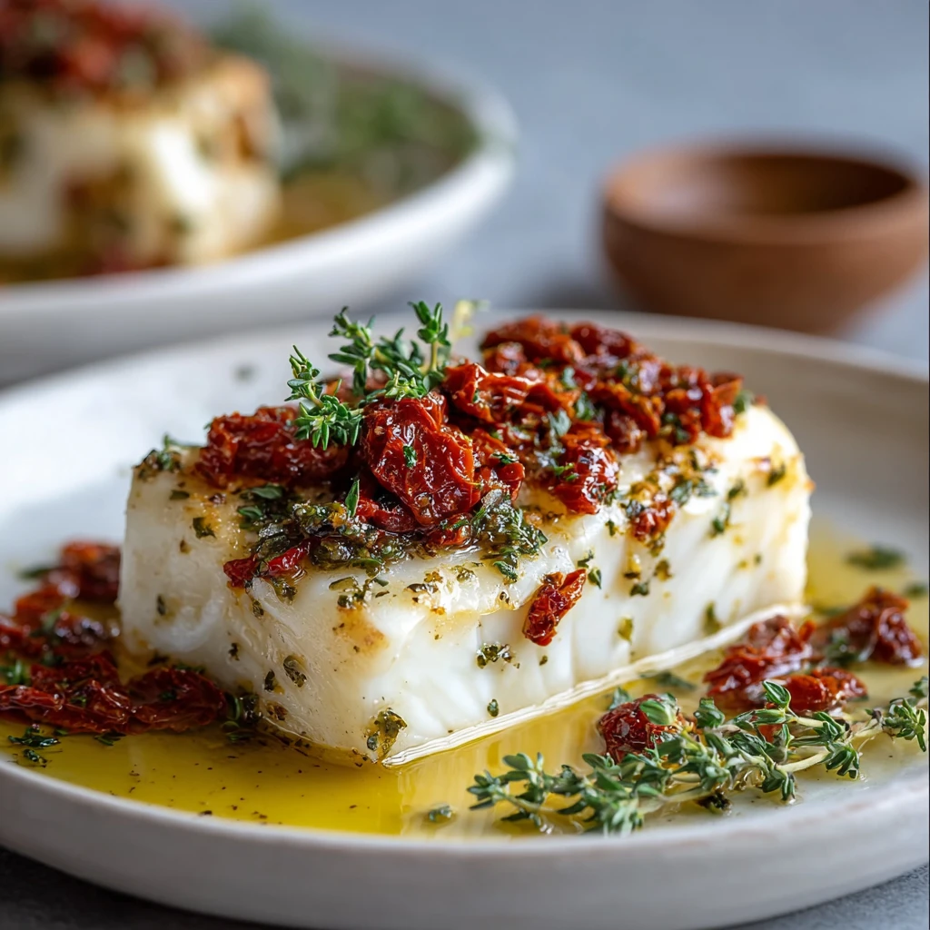 Tender Mediterranean Baked Halibut Flavorful Delight