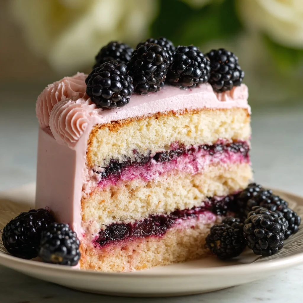 Blackberry Lavender Cake