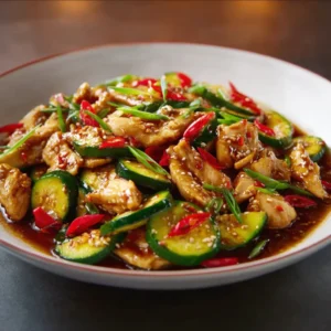 Chicken Zucchini Stir Fry