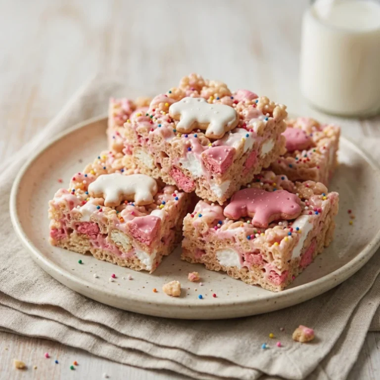 Circus Animal Rice Krispie Treats
