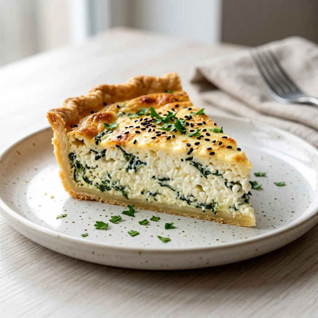 Cottage Cheese Spinach Quiche