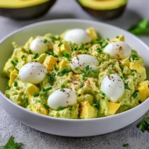 Creamy Keto Avocado Egg Salad — Healthy High-Protein Spring Lunch