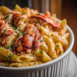 Creamy Lobster Alfredo Pasta Bake — Indulgent Family Dinner Favorite