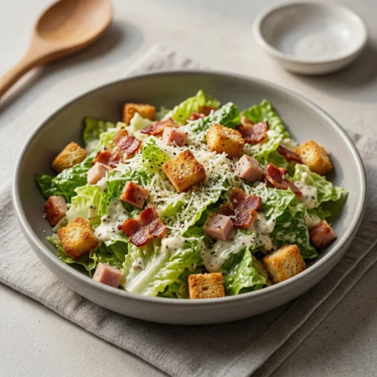 Easy Caesar salad dressing