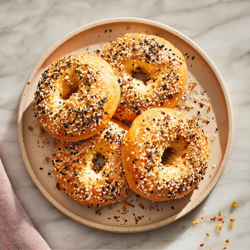 Easy Cottage Cheese Bagels