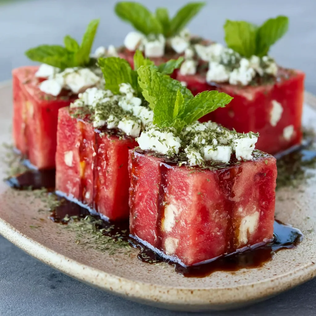 Fresh Watermelon Feta Salad
