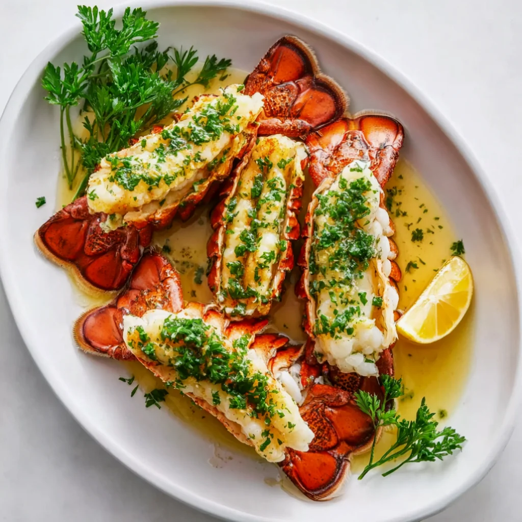 Garlic butter lobster tails