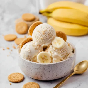 High-Protein Banana Pudding Ice Cream (Ninja Creami)
