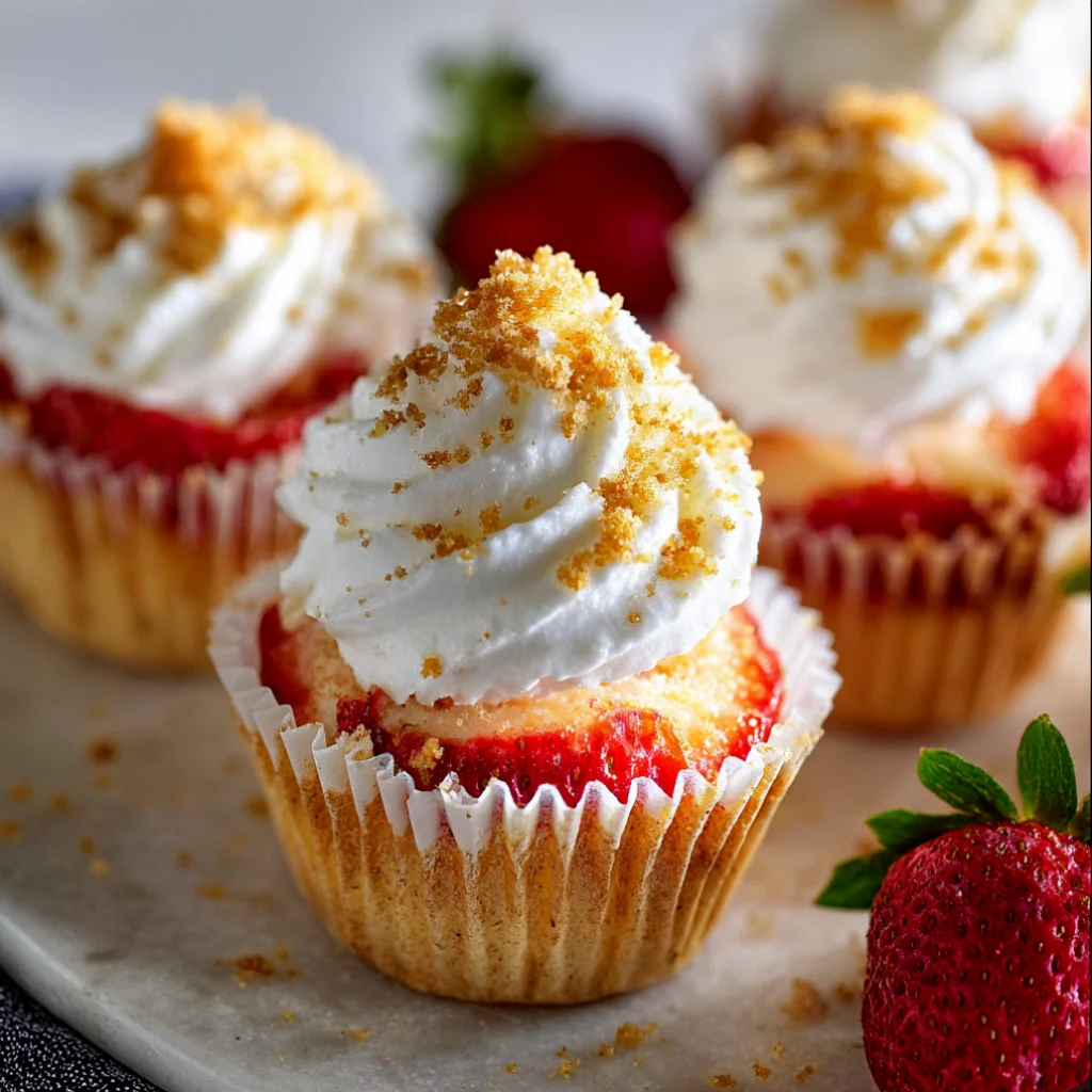 High-Protein Cheesecake Stuffed Strawberries