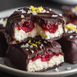High Protein Raspberry Lemon Cottage Cheese Chocolate Clusters – Easy Healthy Snack Recipe