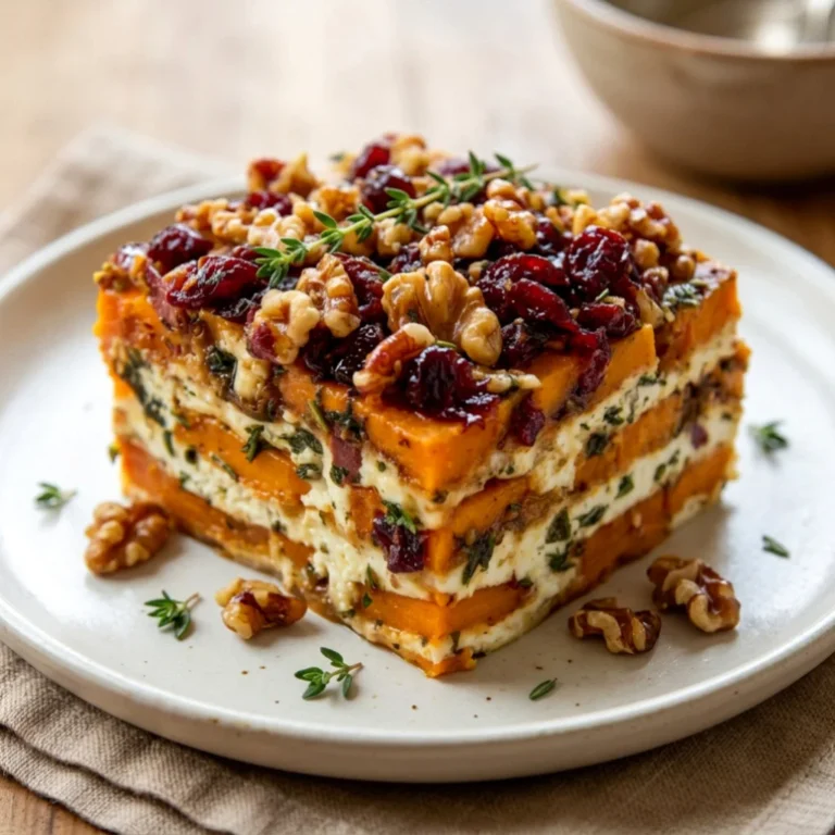 Layered Sweet Potato Lasagna