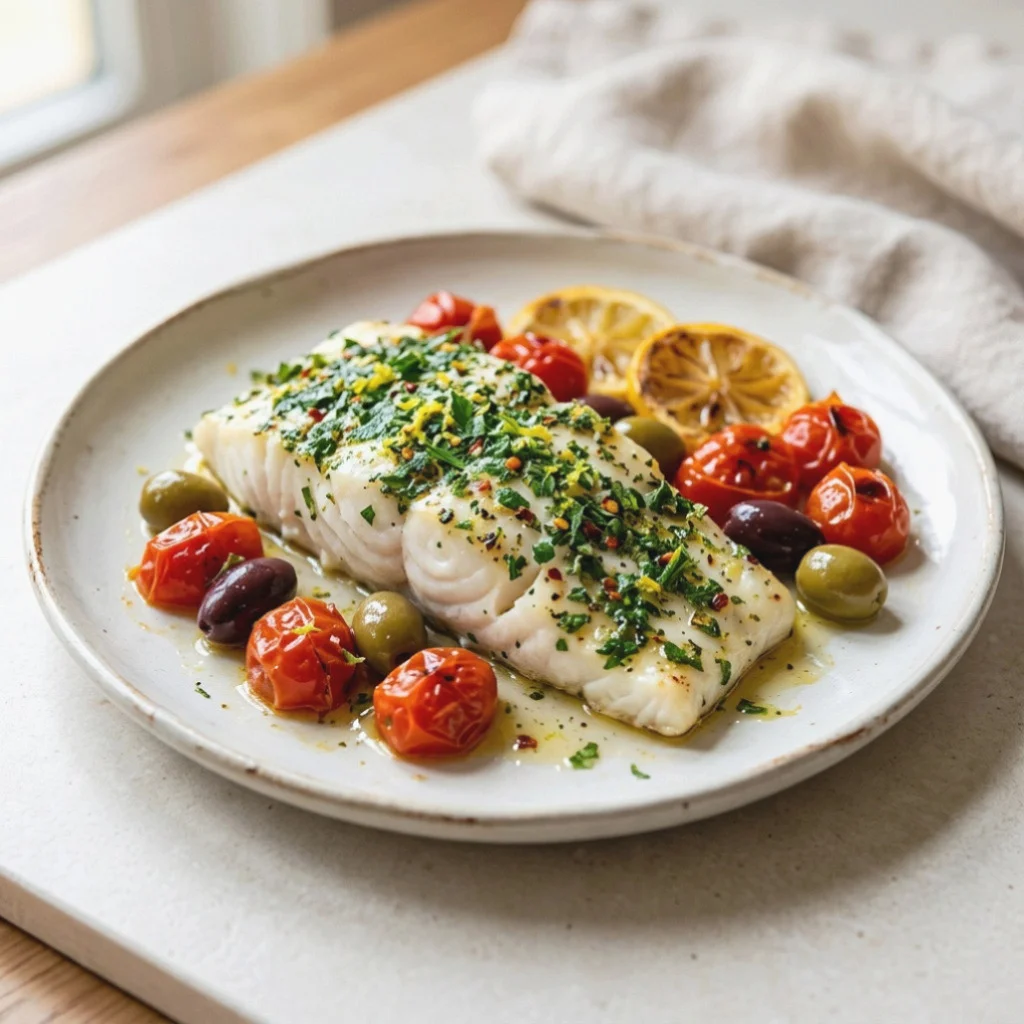 Mediterranean Baked Fish