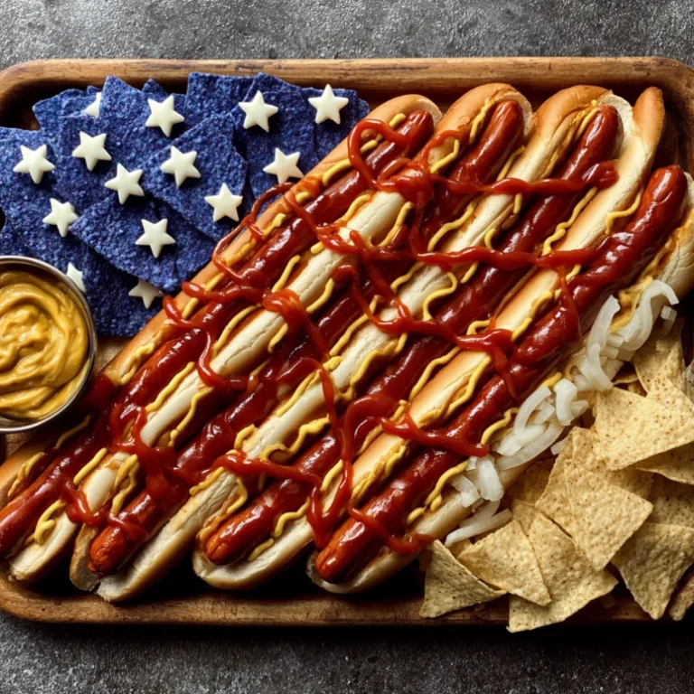 Patriotic Hot Dog Flag Board