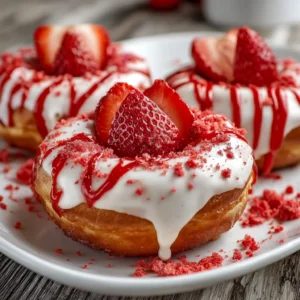 Strawberry Cheesecake Donuts: Ultimate 8-Step Bliss