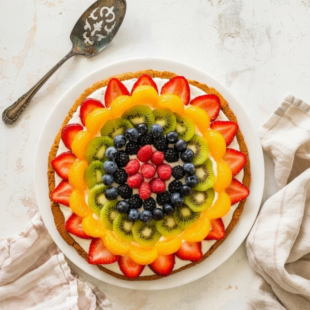 Sugar Cookie Fruit Pizza