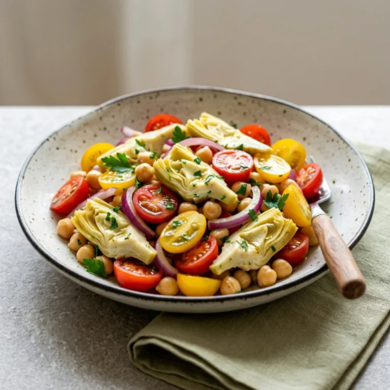 Tuscan Artichoke Tomato Salad